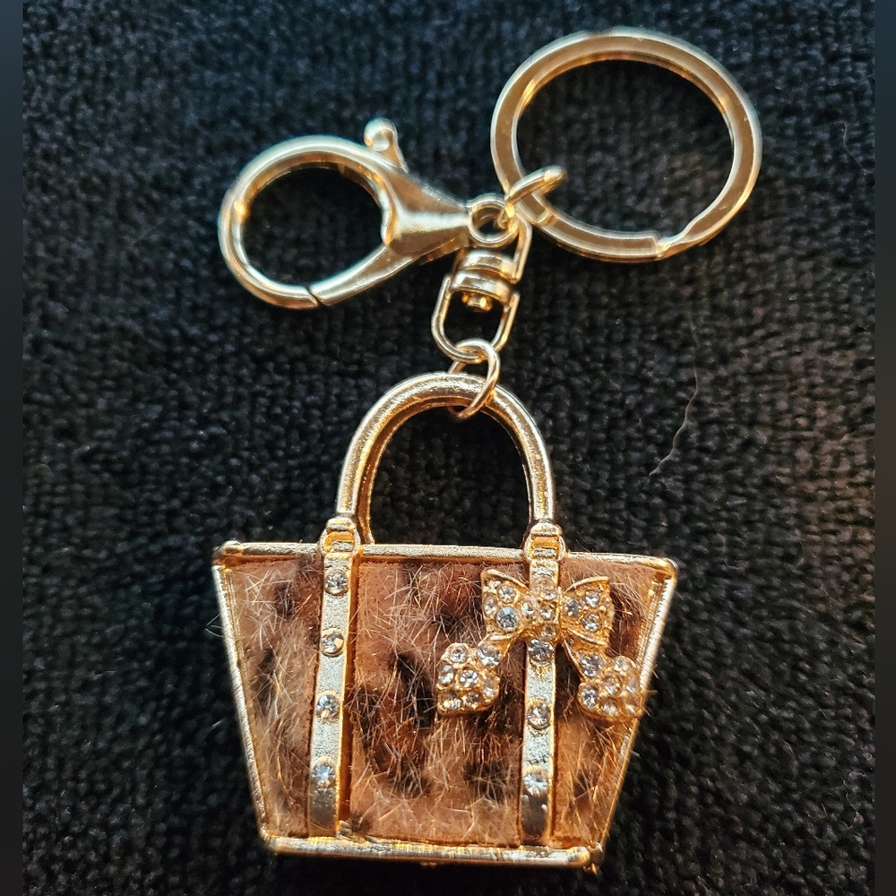 Miniture Leapard Purse Accessory